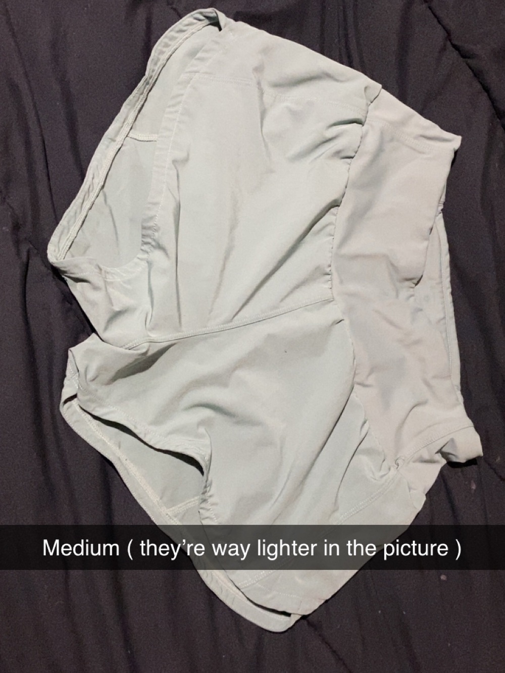 Light Sage Athletic Shorts